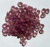 100 4x6mm Tansparent Matte Light Amethyst Drop Beads